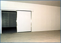 Coop. Tuscania (VT) - Italy; cold rooms for grain storage, inside view