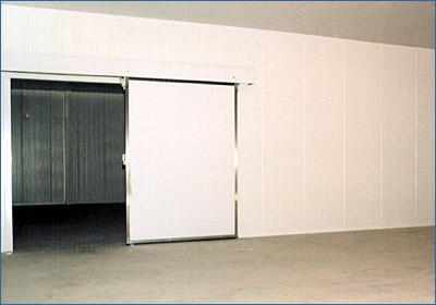 Cold rooms for grain storage by Tecnograin, inside view